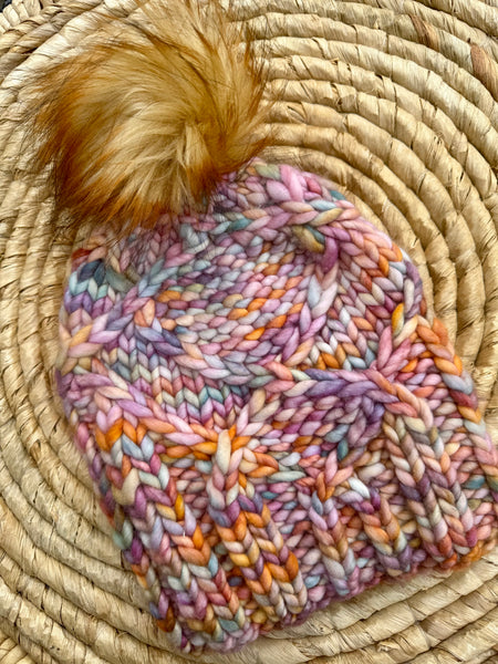 Broken Top Beanie - Dancing Leaves