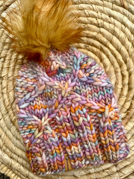 Broken Top Beanie - Dancing Leaves