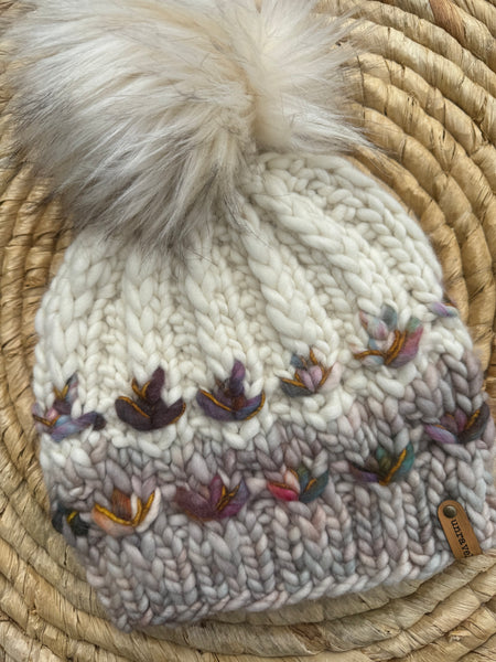 Mirror Pond Beanie - Natural, Whole Grain and Molino