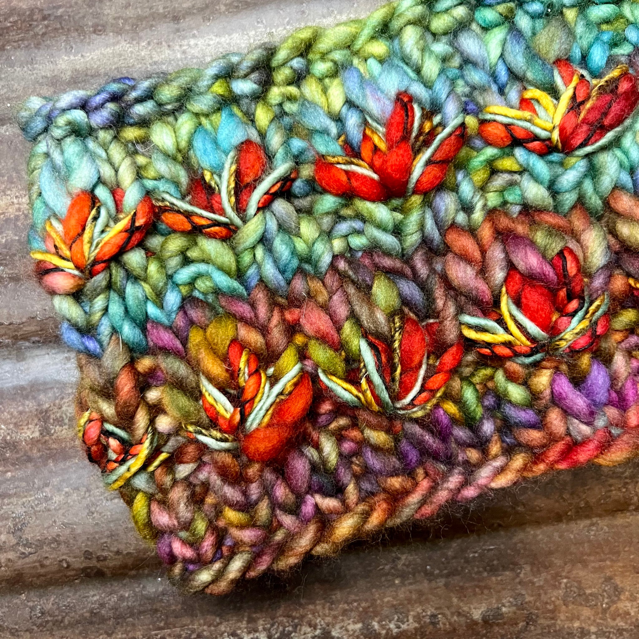 mirrorpondheadband.Malabrigo.Rasta.Draco.Caracol.flama.diana