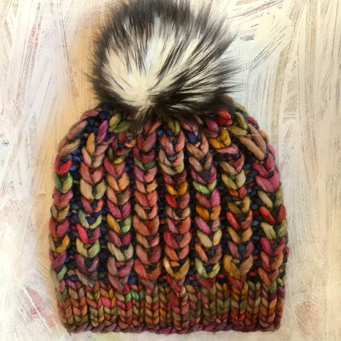 Braided Hearts Beanie