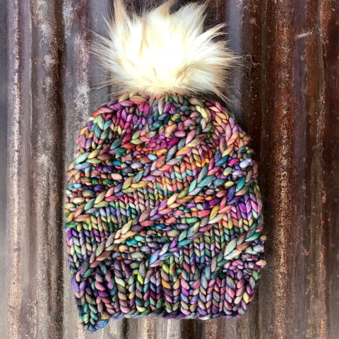 Super Bulky Merino Knit Beanie - Sidewinder